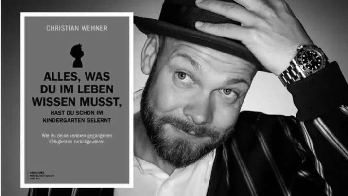 Christian Wehner mit seinem Buch